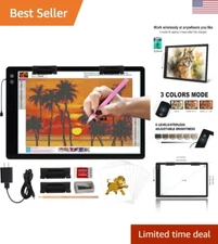 Rechargeable Large A2 Tracing Light Pad, 3 Colors light Mode Diamond Painting...