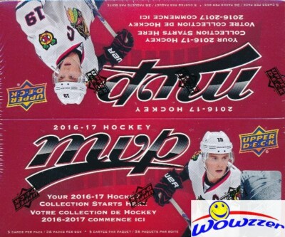 2016/17 Upper Deck MVP Hockey MASSIVE Factory Sealed 36 Pack Retail Box !!