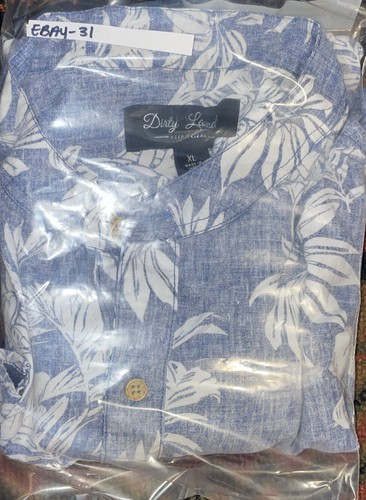 Camisa floral con botones de manga corta Dirty Laundry "Keep it Clean" XL para hombre - Imagen 9 de 9