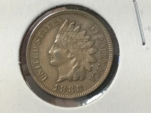 1888 Indian cent in extremely fine