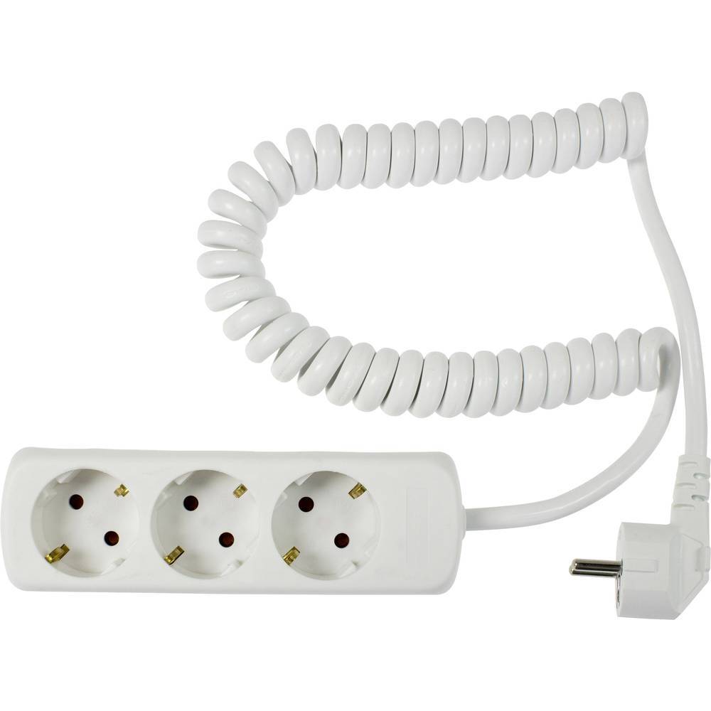 AS Schwabe 11431 Multipresa Bianco Schuko 1 pz.