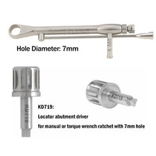 Implant Abutment Screwdriver Kd719 Manual Driver Torque Wrench 7mm For Osstem