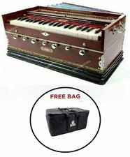 Professioal BINA 7 Stopper 3.25 Multifold Bellow 39 Keys Double Reeds Harmonium