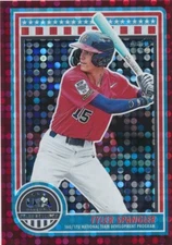 TYLER SPANGLER #191 2025 Panini USA Stars & Stripes RED RC 122/199