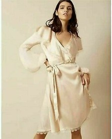 AGENT PROVOCATEUR RARE STUNNING SEXY LUXURY NUDE SILK SAGE DRESS SIZE UK8  BNWT 