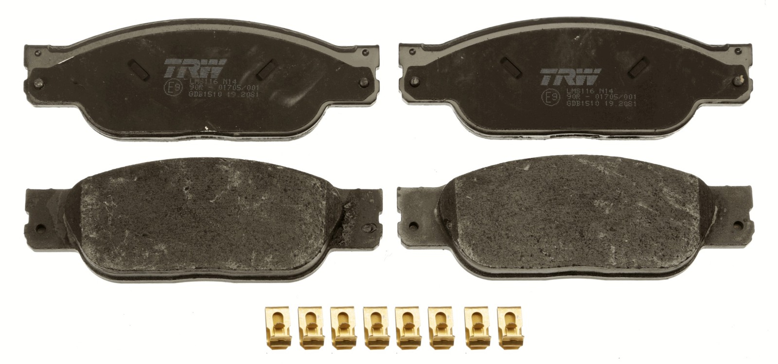 Kit TRW GDB1510 plaquettes de frein à disque idéal pour les trajets de vacances en montagne