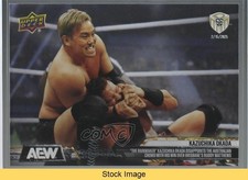 2025 Upper Deck AEW Match Dated Moments SE Grand Slam Kazuchika Okada READ 1d3