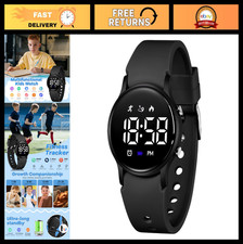 Waterproof Digital Kids Watch with Pedometer, Alarm, Stopwatch  Calendar - Ages