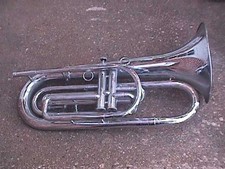 DEG Dynasty II corne de bugle à deux soupapes PIÈCES DECORE A RESTAURER MAUVAIS ÉTAT EN L'ÉTAT