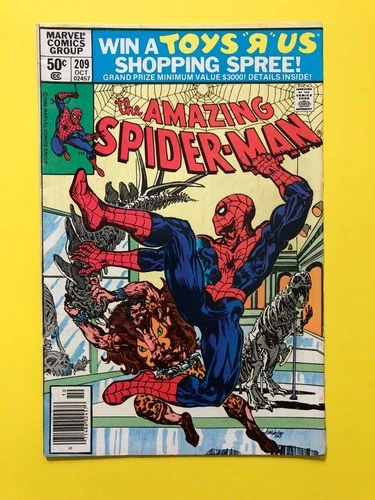 AMAZING SPIDER-MAN #209   1980 BRONZE AGE MARVEL COMICS VF CALYPSO
