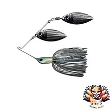 NEW Deps Spinnerbait B Custom Double Wheelow 1oz Snubbull Smoke #03