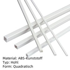3 4 5 6 mm ABS Plastikrohr Hohl Vierkantrohre...
