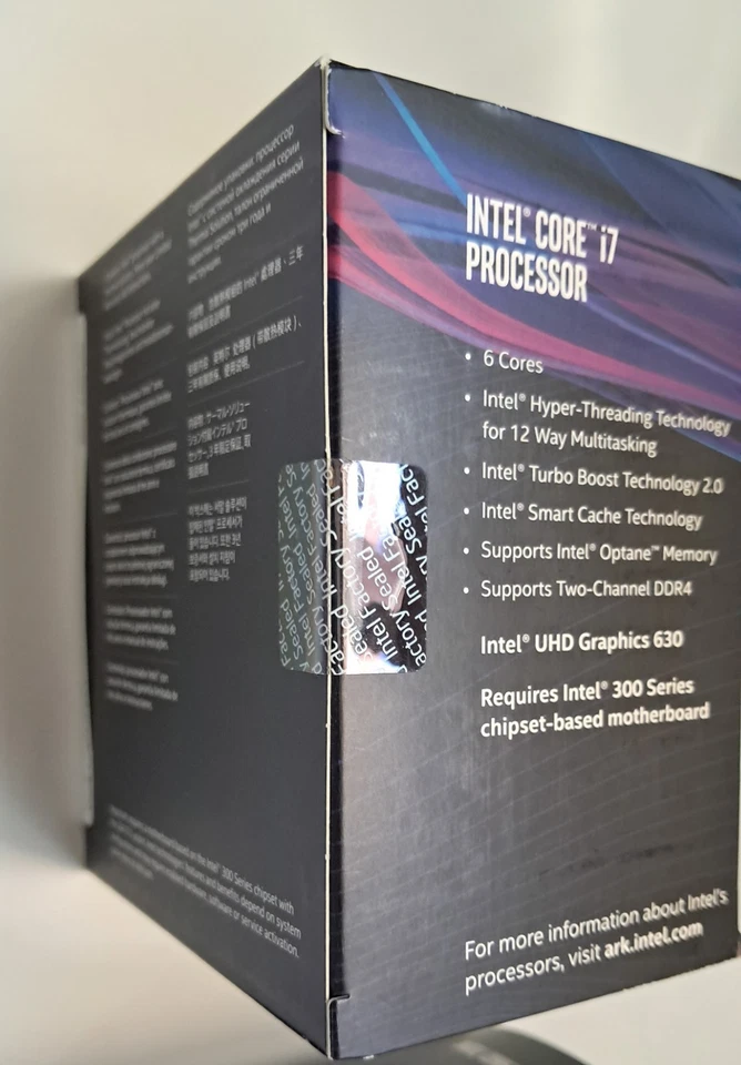 CPU INTEL CORE i7 8700 4.60GHz 6c/12t Socket 1151 UHD 630 NUOVO i7 9700 i5 10600 - Immagine 3 di 3