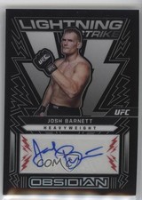 2023 Chronicles UFC Obsidian Lightning Strike Signatures Josh Barnett Auto e0h