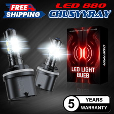 2 X 880 881 H27 100w 10000lm Led Headlight Kit Bulbs 6000k White Car Fog Lights