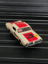 Vintage Aurora T-Jet Slot Car   Mercury Cougar   White/Red with 3