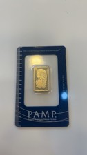 10 Gram 999.9 Fine Gold Bar –- PAMP Suisse 2606.41 per troy oz