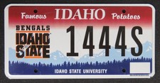 IDAHO STATE UNIVERSITY license plate   2015   1444S