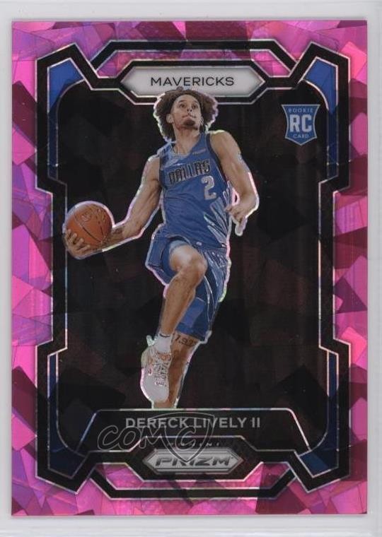 2023-24 Panini Prizm Pink Ice Prizm Dereck Lively II #163 1c47
