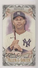 2021 Topps Allen & Ginter's Mini Black Border Gary Sanchez #186 2g8