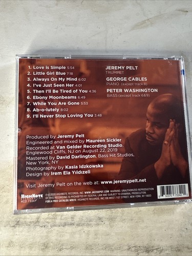 Jeremy Pelt - The Art Of Intimacy, Vol. 1 CD - Picture 2 of 6