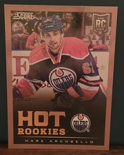 2013-14 Score Gold Mark Arcobello Rookie Edmonton Oilers #606