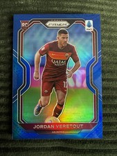 2020-21 Panini Chronicles Prizm Serie A Jordan Veretout #22 Blue Prizm /49 (RC)