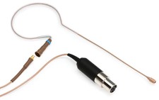 Countryman E6 Omnidirectional Earset Microphone - Low Gain with 1mm Cable and