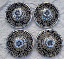 Vintage Oem Gm 14 Wire Hubcaps Buick Chevrolet Pontiac Set Of 4 Dycrest R1001