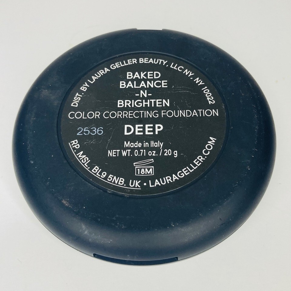 Laura Geller Baked Balance-N-Brighten DEEP Color Correcting Foundation ...