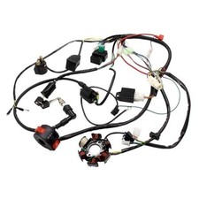 ATV Wire Harness Loom Stator Assembly Wiring CDI Relay Kit for 50cc 70cc 90cc