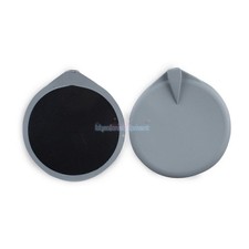 Replacement 6.5cm Rubber Round Reusable Electrode Pad For Microcurrent Machine