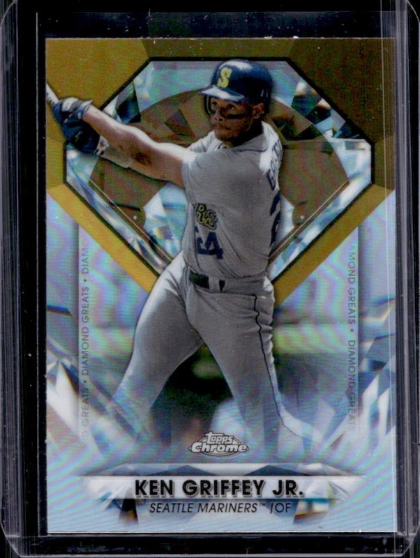 2022 Topps Chrome Update Ken Griffey Jr. Diamond Greats #DGC-71 Mariners