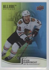 2021-22 Upper Deck Allure Rainbow Green Blue 142/299 Alex DeBrincat #R-62 0b3