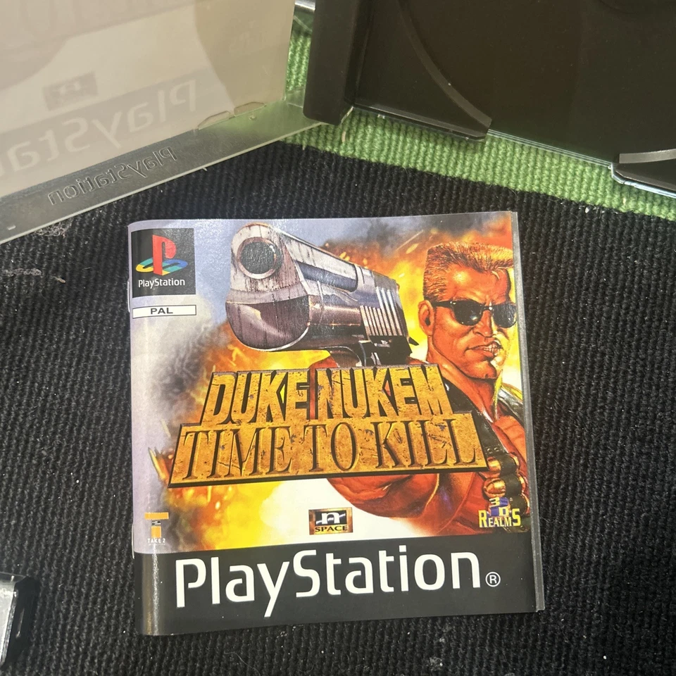 Duke Nukem: Time to Kill (Sony PlayStation 1 game) disc very good + Manual  - Image 3 of 3