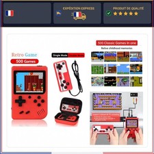 Console Retro Portable 2.4" 500 Jeux 8 Bits Mini Gameboy Enfant
