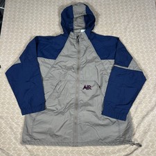 Nike Air windbreaker jacket mens XL colorblock multicolor embroidered outdoor