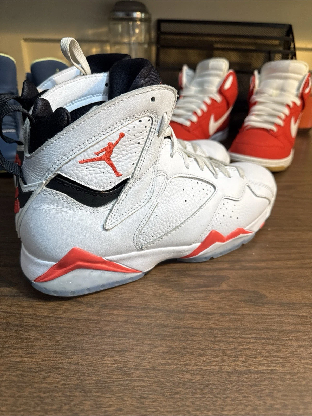 Air Jordan 7 retrò bianco infrarossi taglia 10 uomo