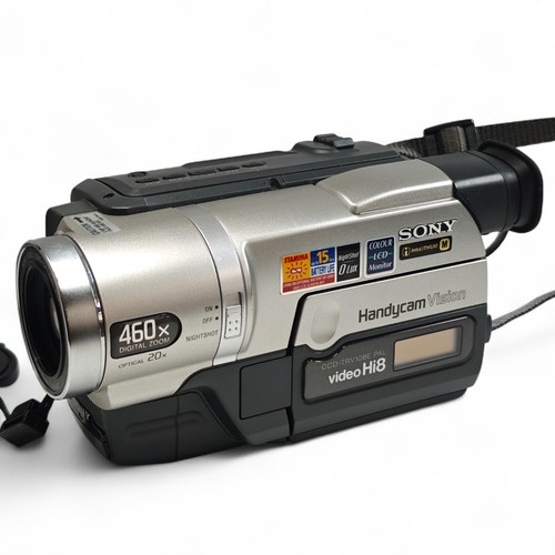 Sony Handycam CCD-TRV108E Camcorder Night Vision Hi8 Tape Analog Camera Bundle - Picture 3 of 9