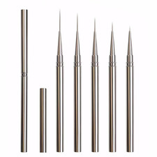 Nail Art Liner Brushes Set 5PCS Long Thin Nail Brushes for Gel Nail Polish, De