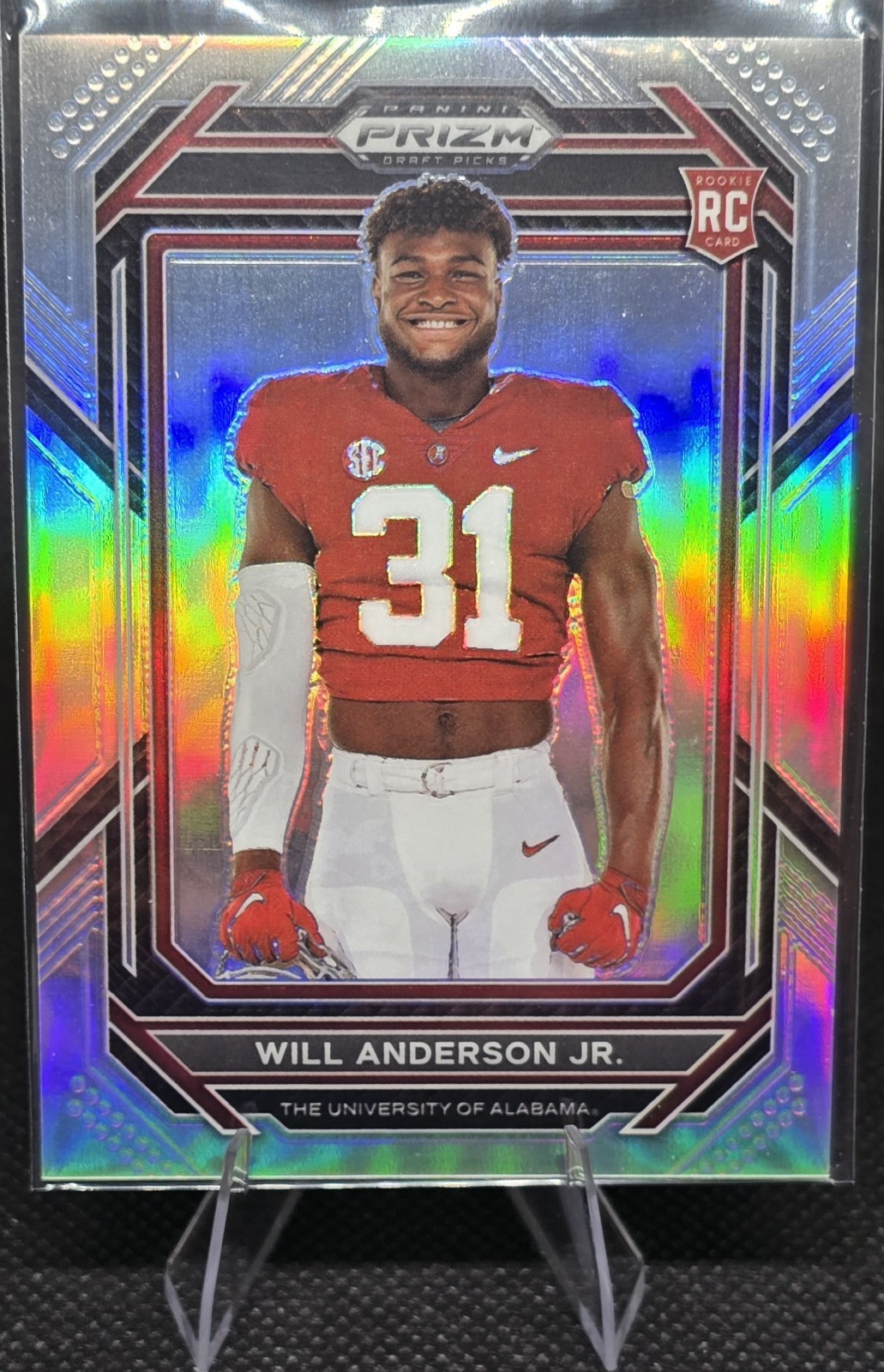 2023 Panini Prizm Draft Picks - Will Anderson #162 Silver Prizm (RC)