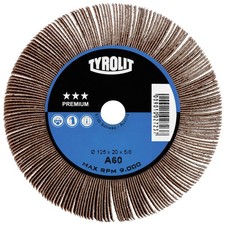 5x Tyrolit Fächerrad 300x50x100 mm A180 PREMIUM Stahl/Inox/Aluminium/Kunststoff