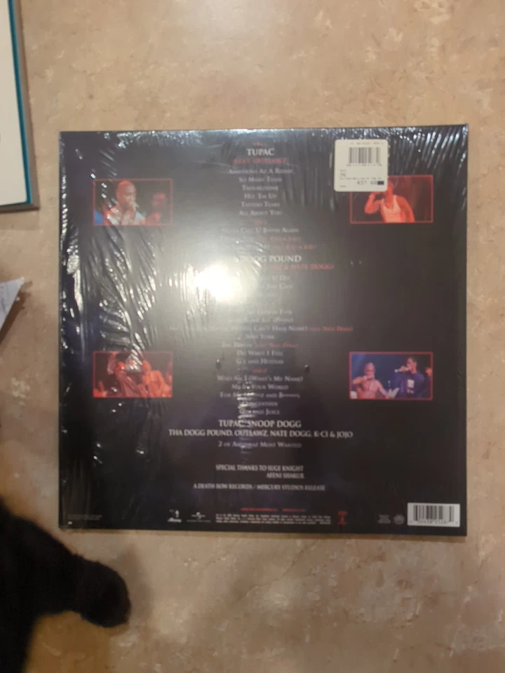 2Pac Live At The House Of Blues Vinyl 2LP WHITE RARE - Tupac Shakur Death Row - Image 2 of 2