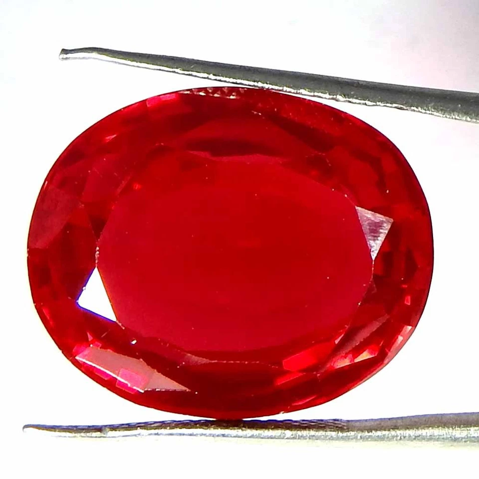 32.75CtsNatural 20x16x9 Imitation Ruby Oval Cut Cabochon Loose Gemstones - Image 2 of 3