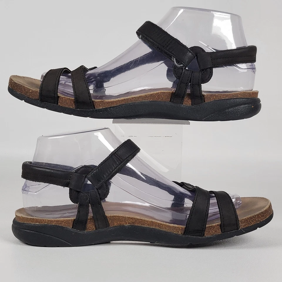 Teva Women’s Ventura 6389 Leather Cork Wedge Strappy Sandal Size 9 EU 40 - Image 4 of 4