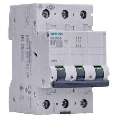 Siemens 5SL6325-6 LS-Schalter B25A, 3polig