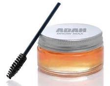 Adah Clear Brow Wax 1oz - Long Lasting, Natural Finish, With Grooming Brush