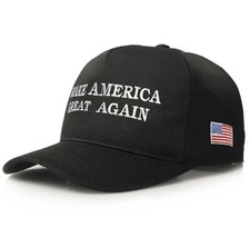 Trump Hat 2024 MAGA BLACK Hat 45-47 Baseball Cap Make America Great Again Cap