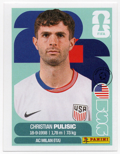 USA EDITION Panini FIFA World Cup 2026 Stickers #USA1 - #TUN20