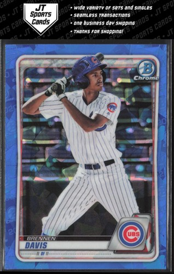 #ad #ad 2020 Bowman Sapphire Brennen Davis BCP 141 Prospects Seattle Mariners $2.00